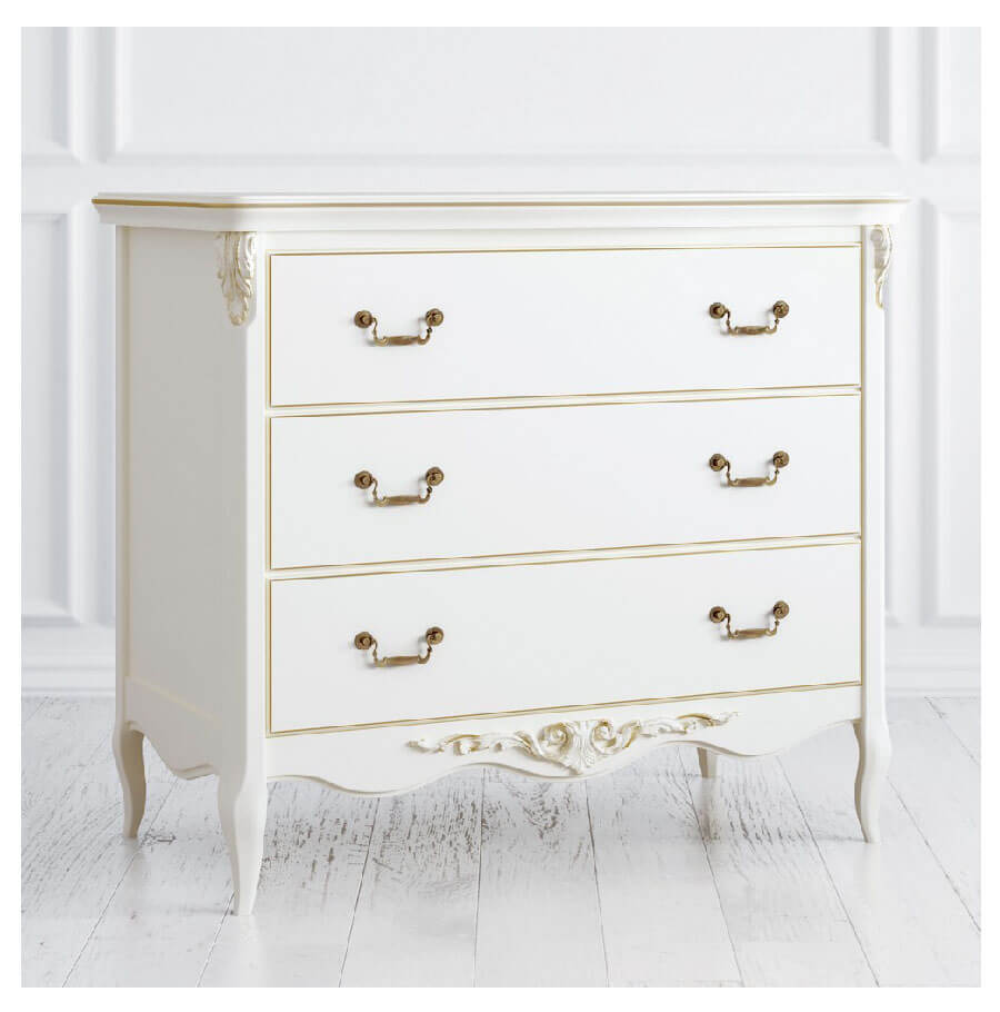 Комод Romantic Gold 3 ящика
